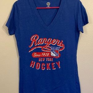 New York Rangers Women’s V-Neck